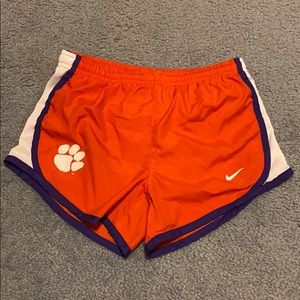 clemson nike dri-fit shorts